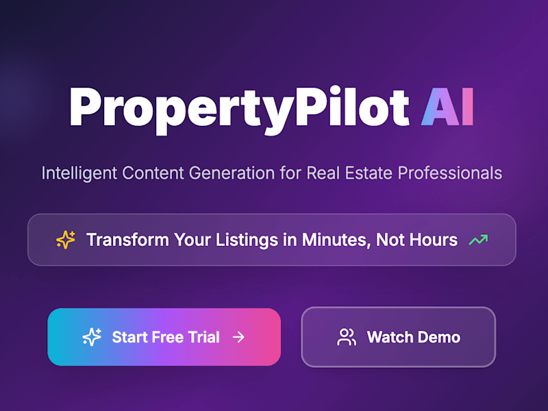 Cover image for PropertyPilot AI