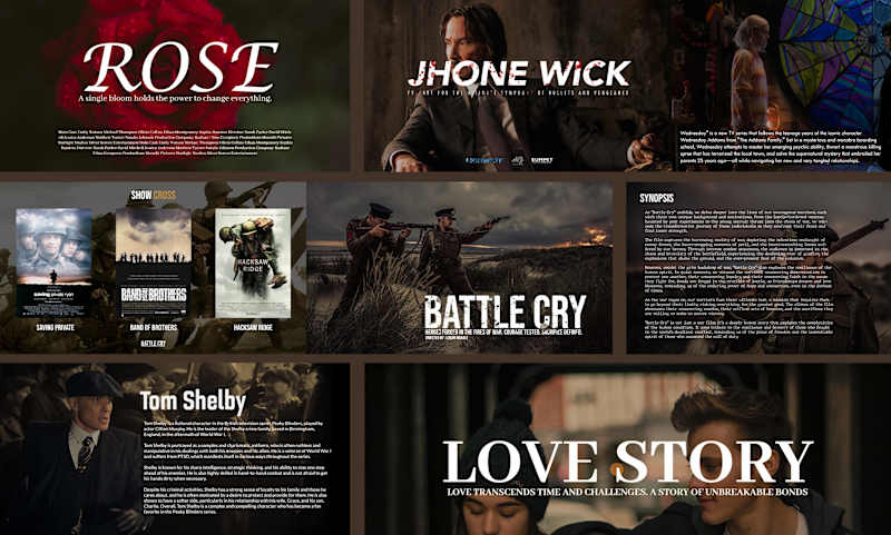 Cover image for Film Pitch Deck Presentations