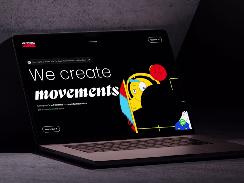 Cover image for A Bold New Website for a Fast-Growing Branding Agency