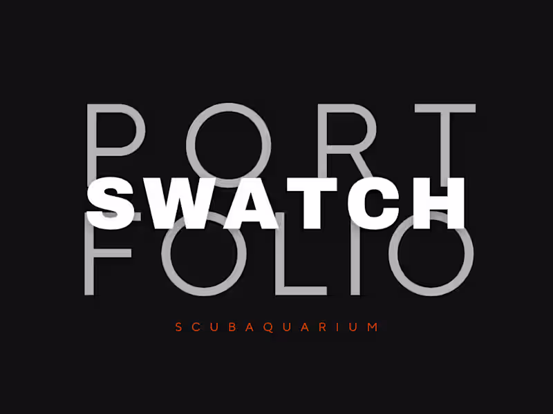 Cover image for Swatch – The Scubaquarium