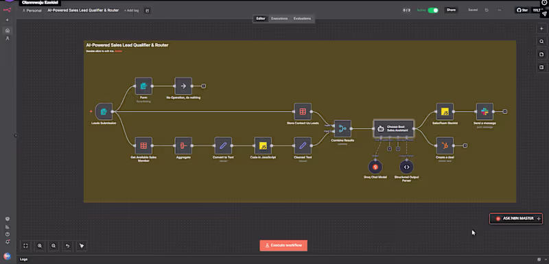 Cover image for B2B SaaS Sales Qualifier & Router System Implementation