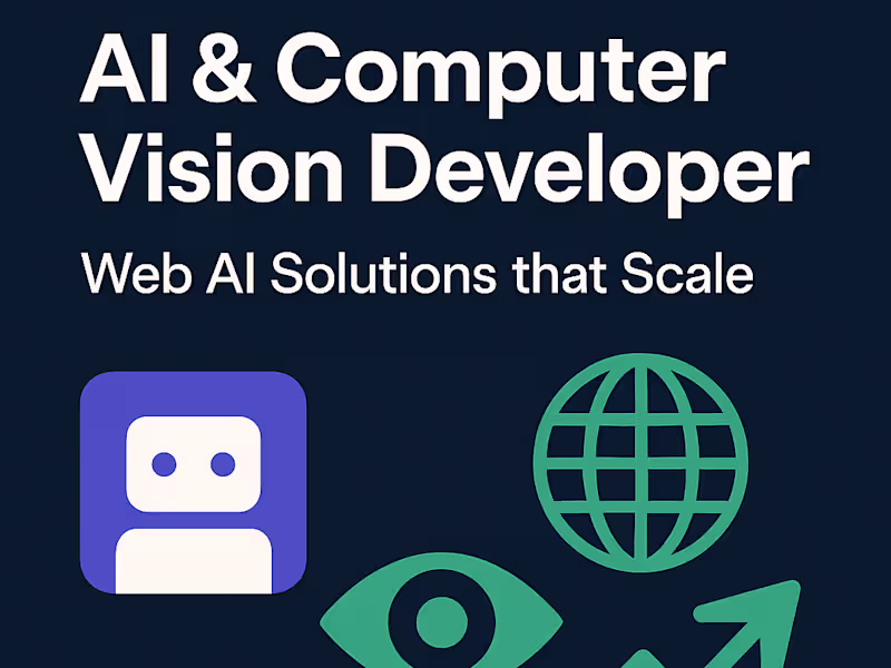 Cover image for AI & Computer Vision Dev to Grow Your Business