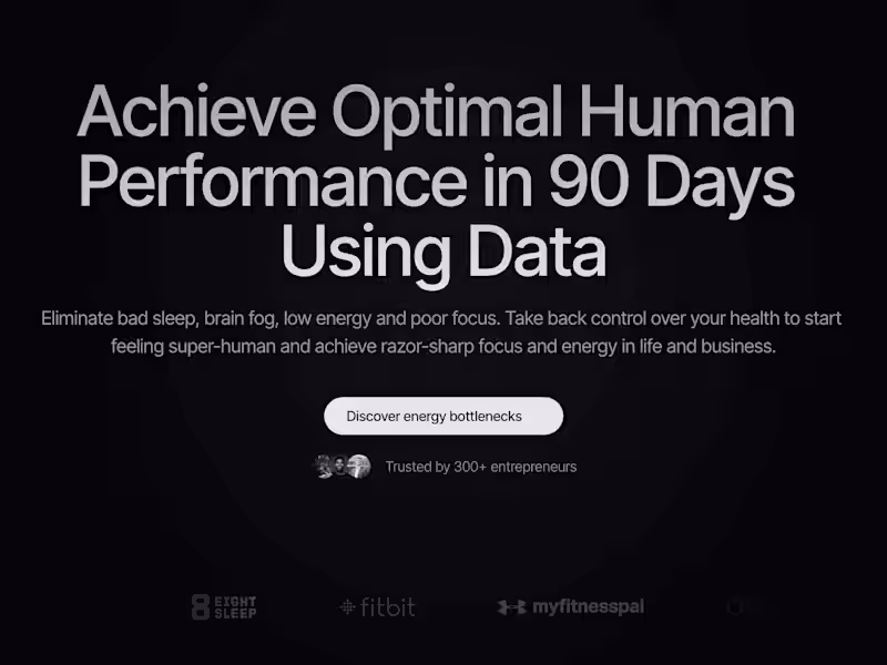Cover image for Peak Club - Landing Page