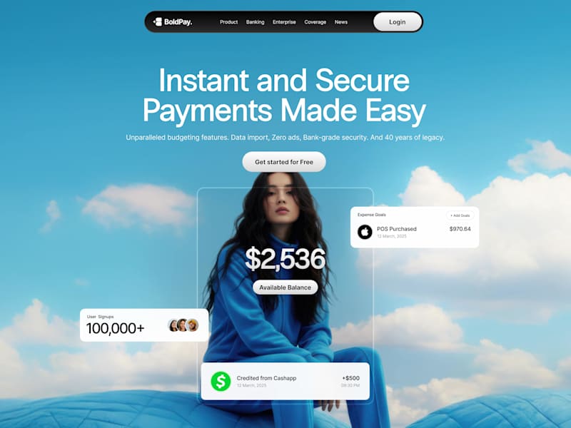 Cover image for Framer landing page Design + Developement