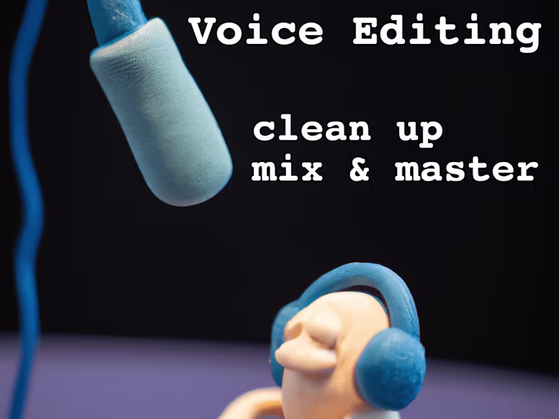 Cover image for Voice / Podcast – Editing & Enhancement