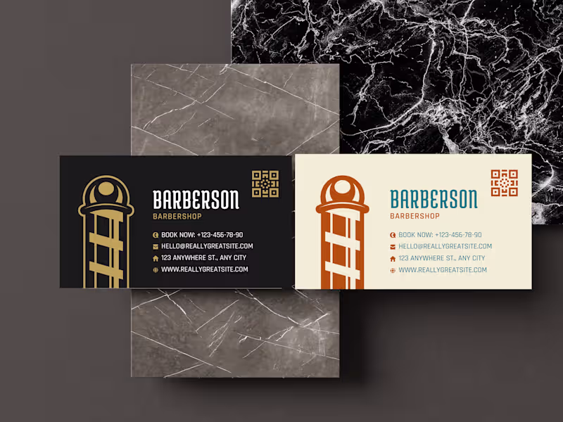 Cover image for  Design Luxury BUSINESS CARD ready for print with QR Code in 3H