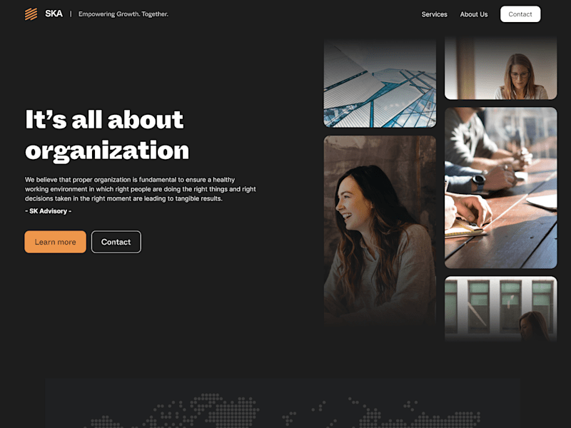 Cover image for SK Advisory - Website & Rive Animations