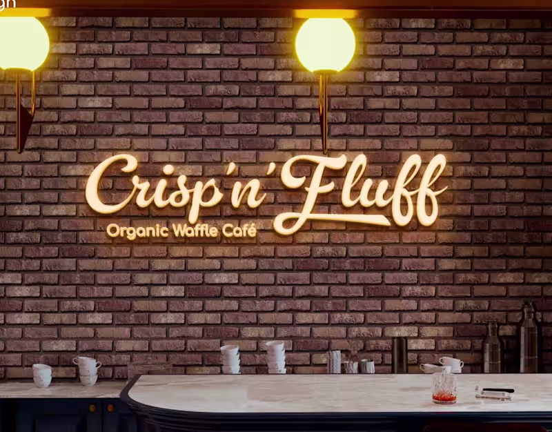 Cover image for Logo, branding for organic waffle cage in LA