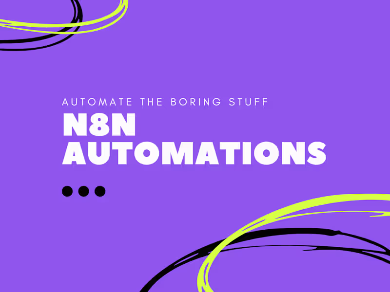 Cover image for N8N automation
