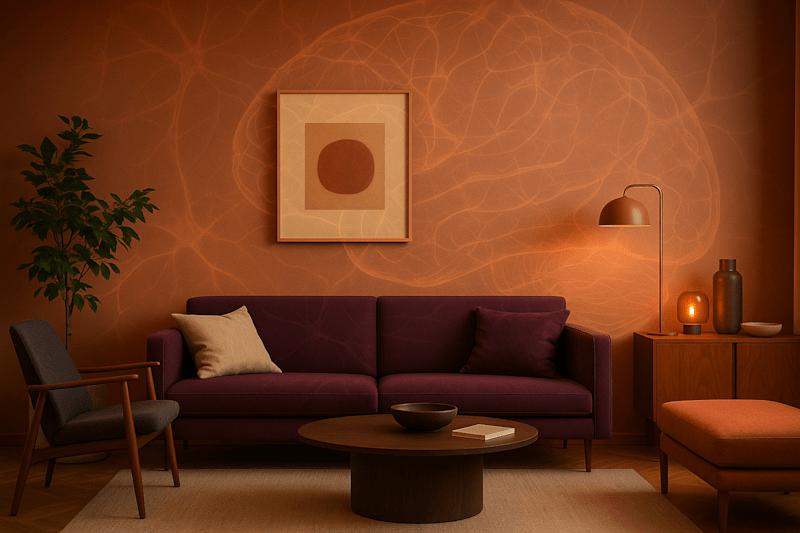 Cover image for Color Therapy in Interior Design Blog for PUREKIND