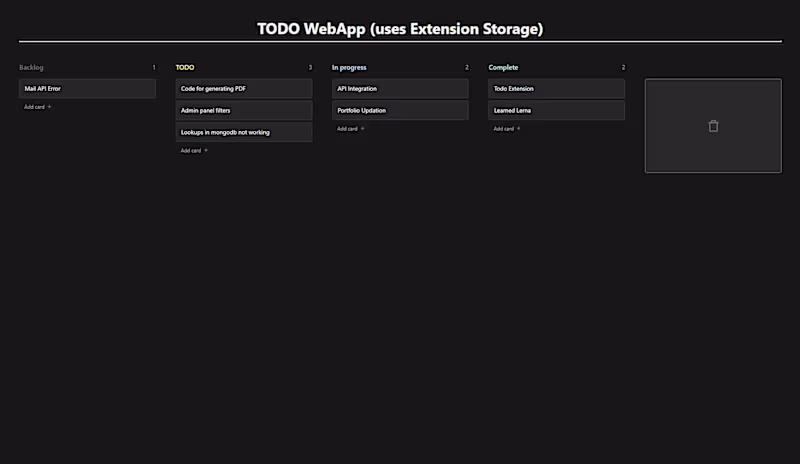 Cover image for ToDo Extension with Chrome Extension