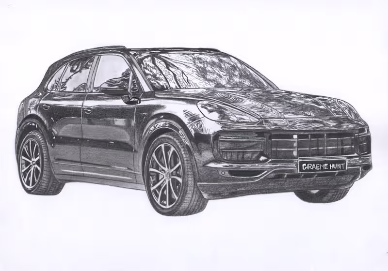 Cover image for I will make your car drawing with my own hands 