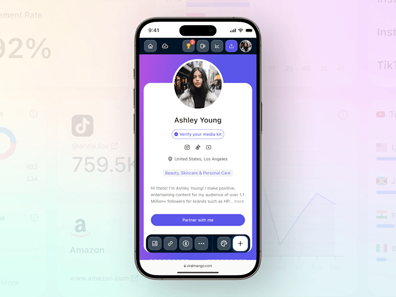 Cover image for ViralMango Media Kit Builder Design