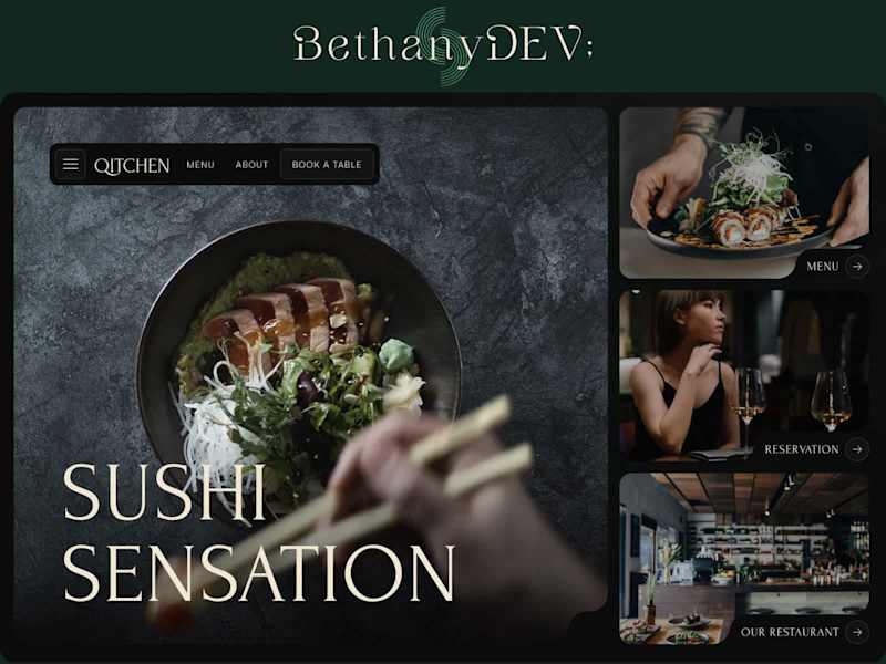 Cover image for Premium Restaurant Website for a Prague-based business