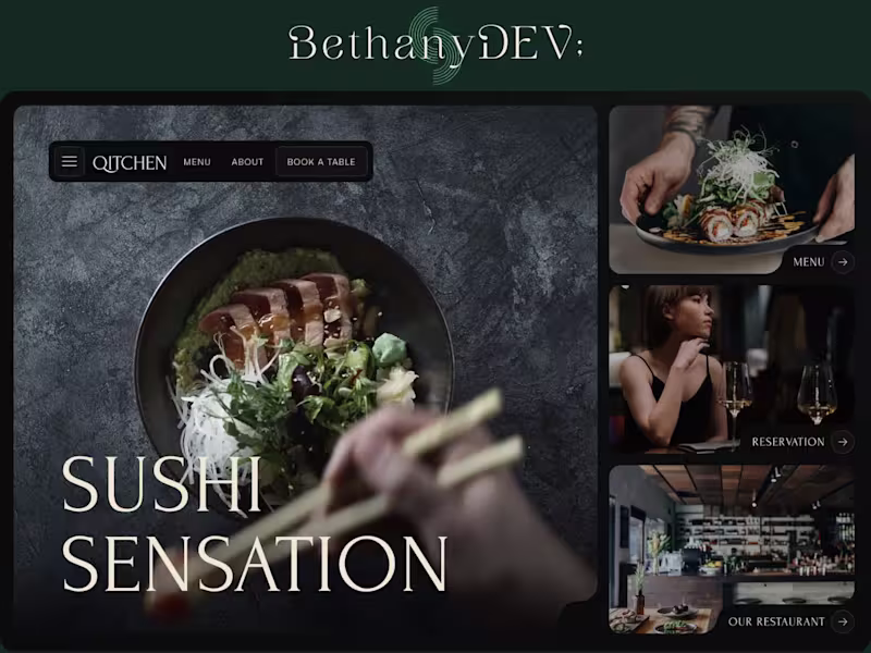 Cover image for Premium Restaurant Website for a Prague-based business