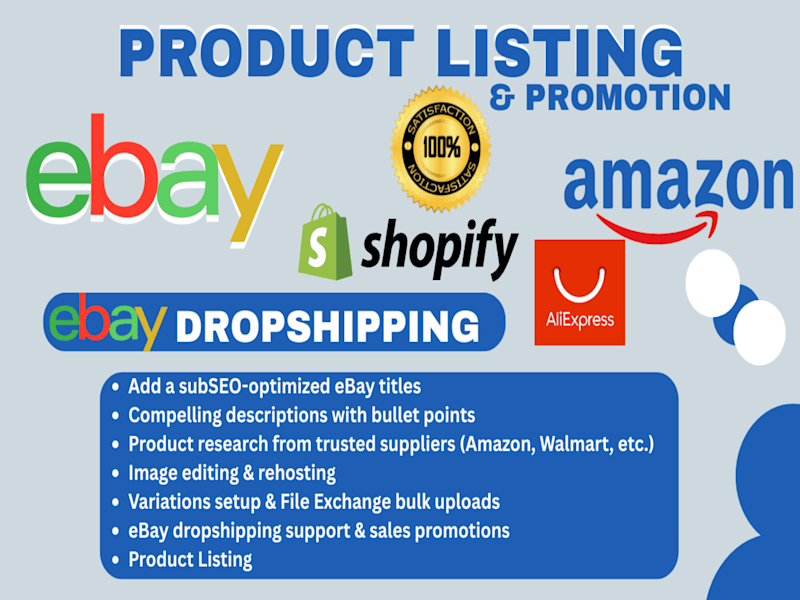Cover image for Get SEO ebay product listing title description sales promotion 