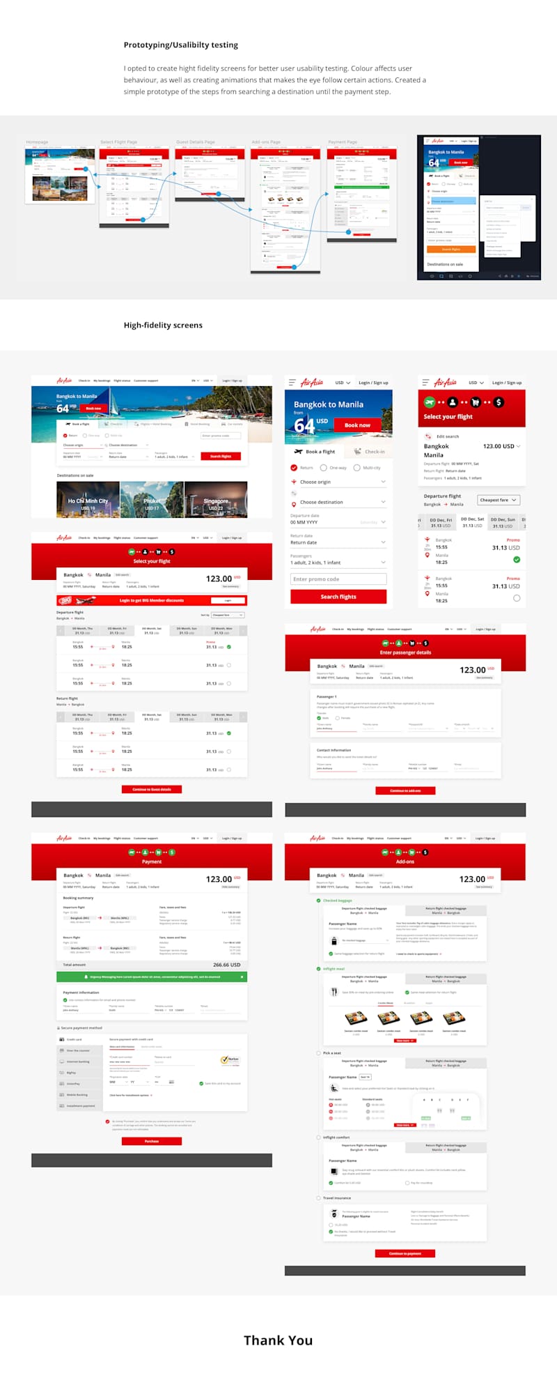 Cover image for Airline website booking journey case study