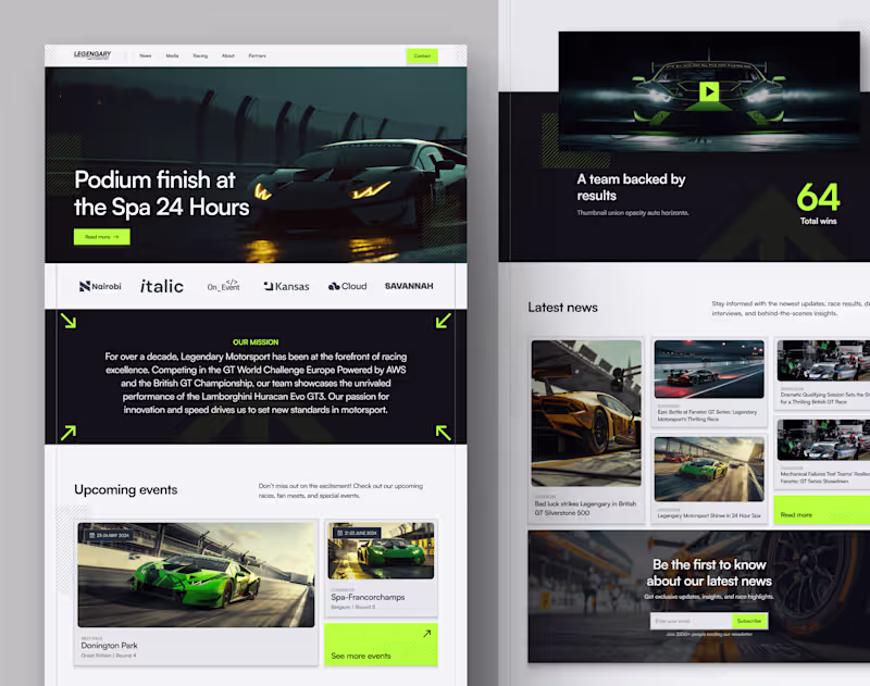 Cover image for Landing page design