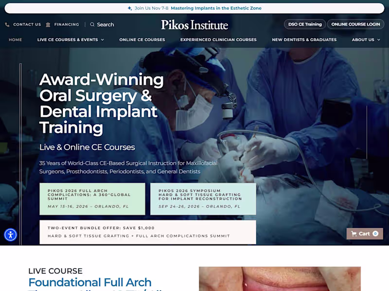 Cover image for Dental Course Content Development for Pikos Institute
