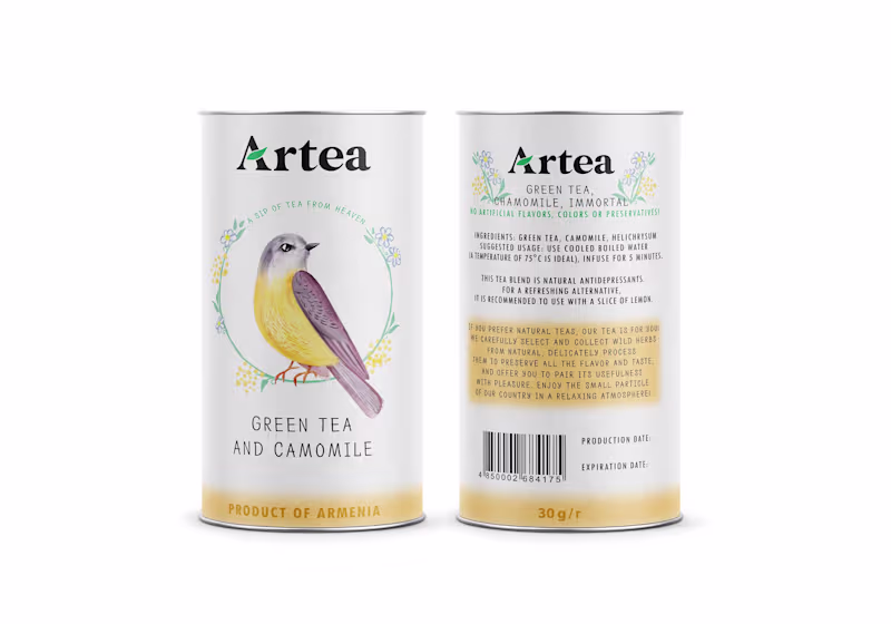 Cover image for Bird illustrations for "Artea"