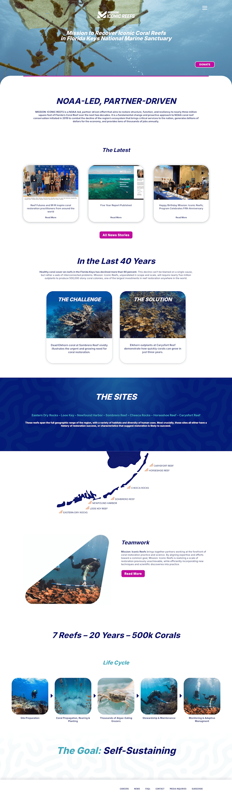Cover image for Mission Iconic Reefs