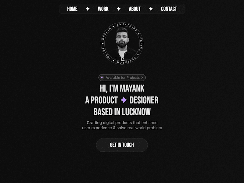 Cover image for Framer Website: My Portfolio