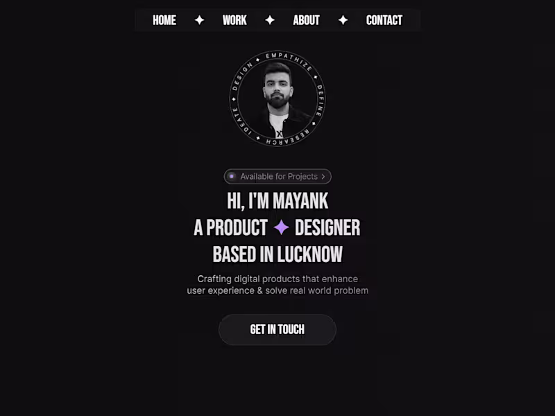 Cover image for Framer Website: My Portfolio