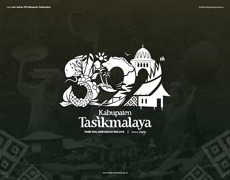 Cover image for LOGO DESIGN | HARI JADI KE-392 KAB. TASIKMALAYA