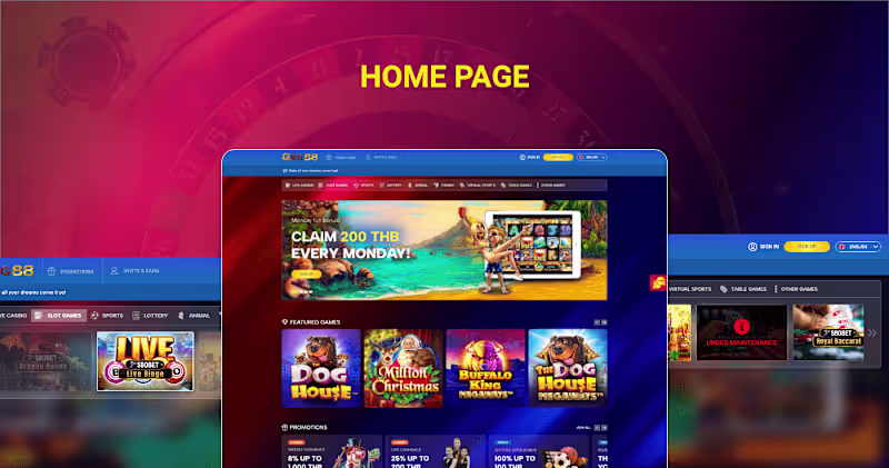 Cover image for Online Casino Game on Behance