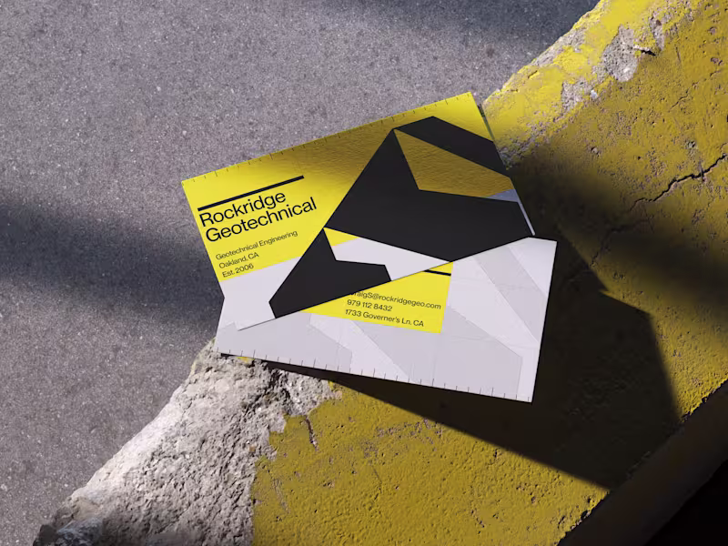 Cover image for Branding Rockridge Geotechnical