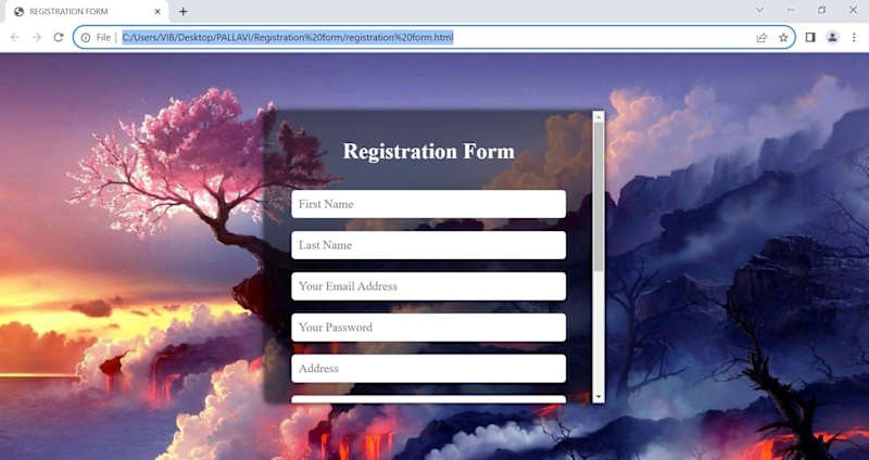 Cover image for Registration from