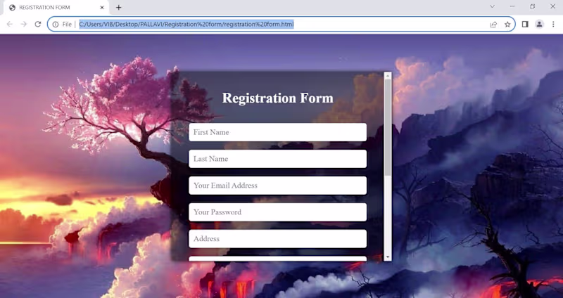 Cover image for Registration from