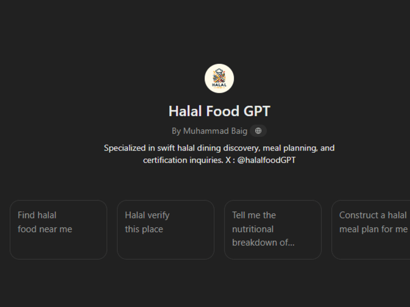 Cover image for AI Driven Halal Restaurant Suggestion Chatbot