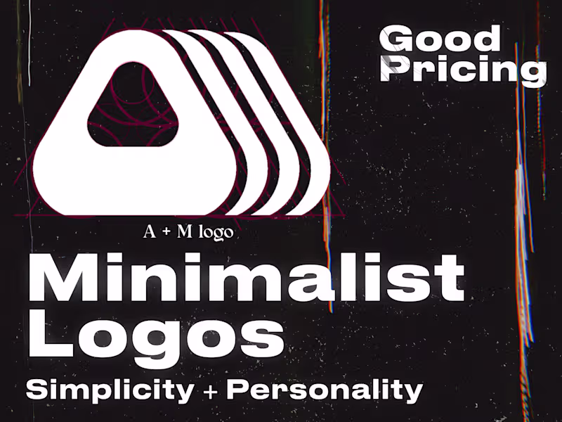 Cover image for High quality minimalist logos that capture brand personality.