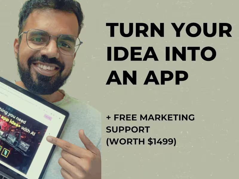 Cover image for Turn your app idea into an app