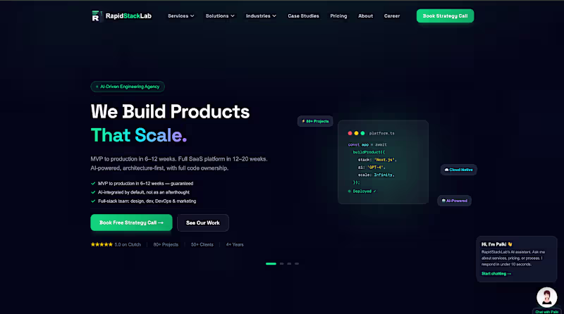 Cover image for RapidStackLab — AI-Driven Engineering Agency