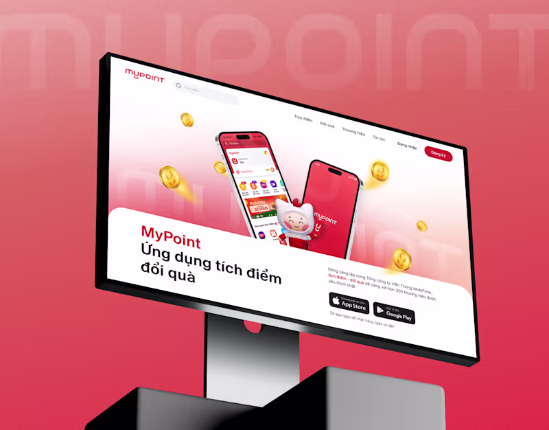 Cover image for MyPoint - Loyalty Platform | Website Design UI/UX