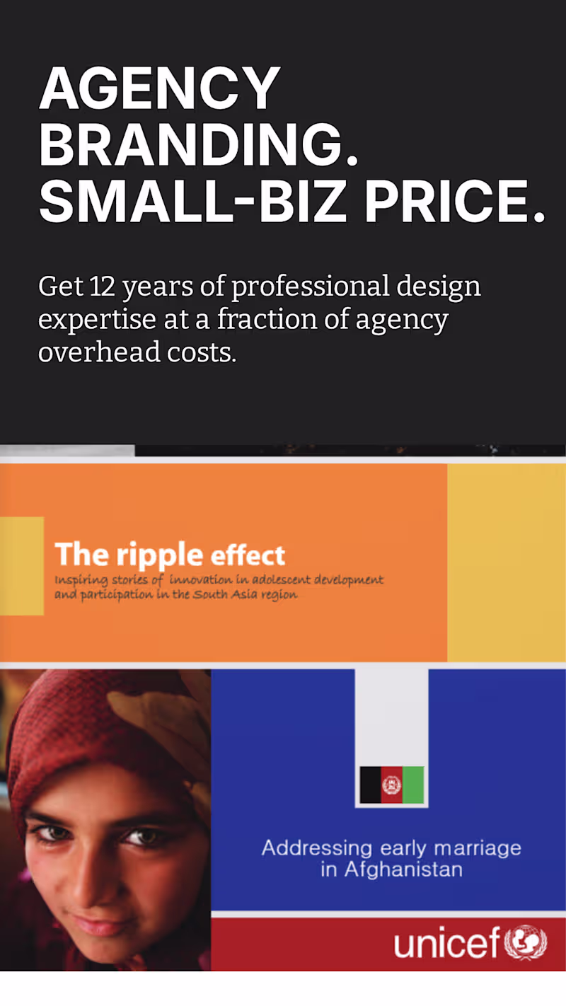 Cover image for Agency Branding. Small-Biz Price.