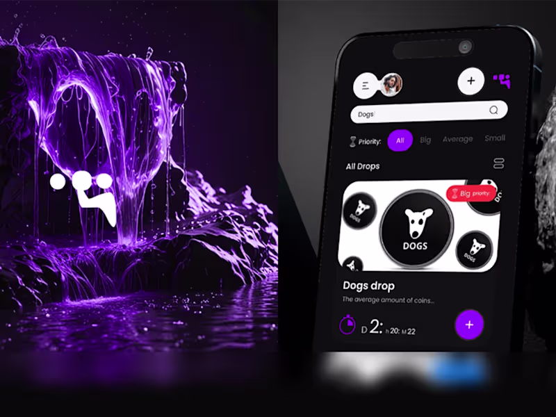 Cover image for branding design for droply