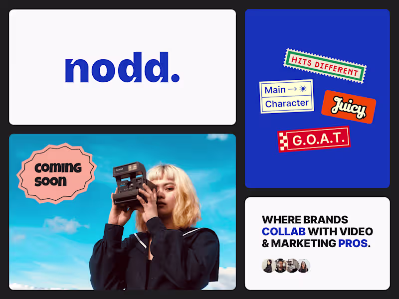 Cover image for Nodd Branding + Landing Page