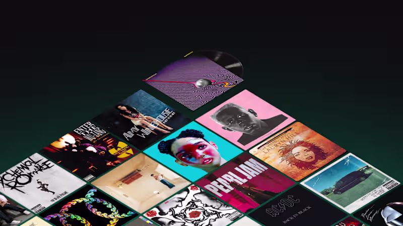 Cover image for Development of Vinyl.com's marketing and visual identity sid...