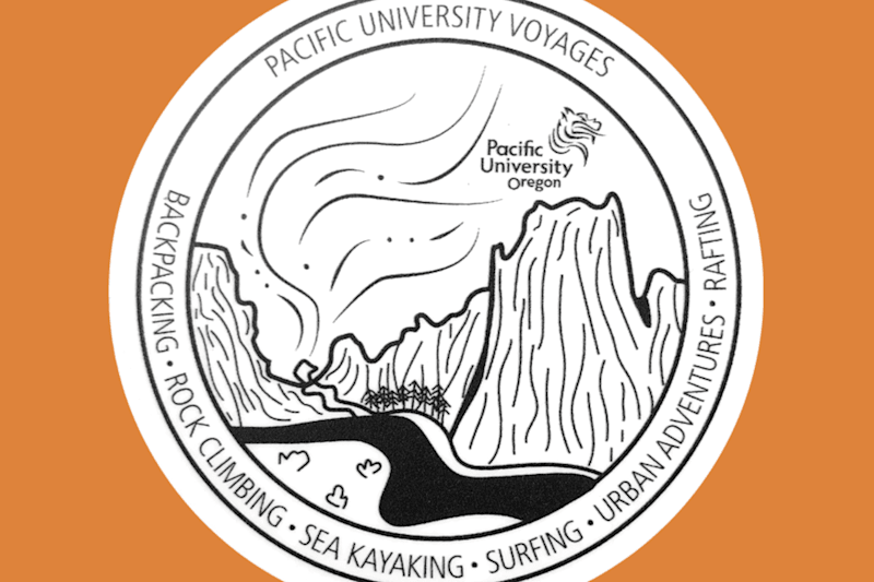 Cover image for Pacific University Voyages | sticker design