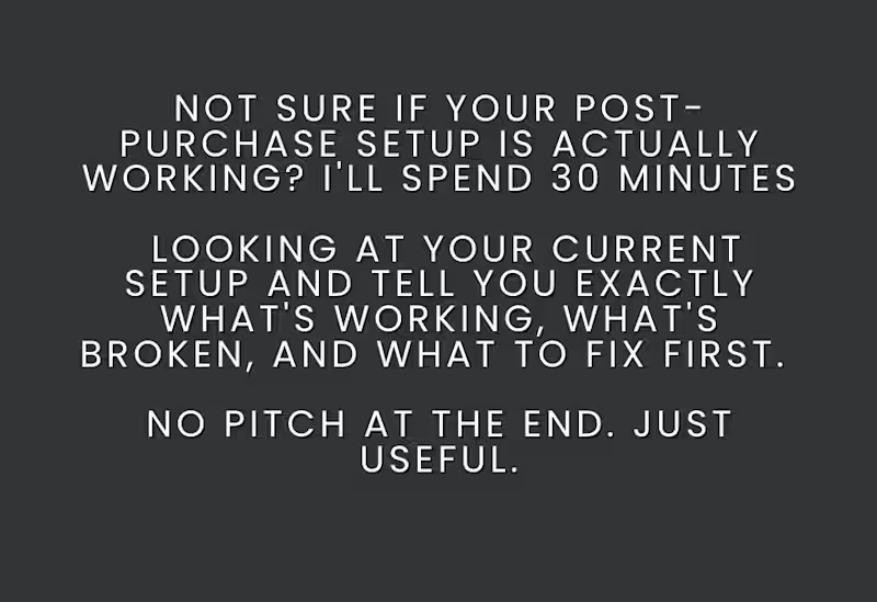 Cover image for Free 30 Min Customer and Marketing Audit