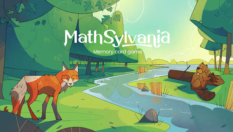 Cover image for MathSylvania - memory card game