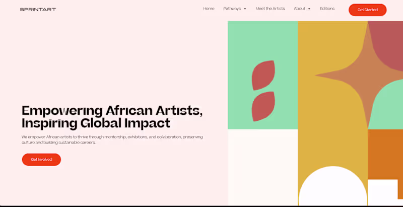 Cover image for Sprintart WordPress Platform for Artists