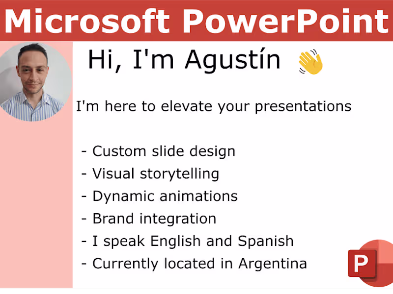 Cover image for Professional PowerPoint Presentation Service