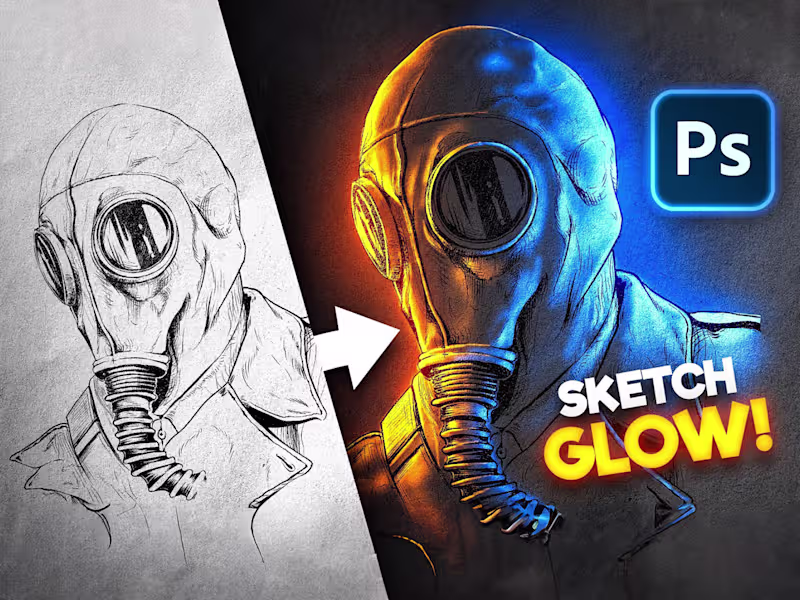 Cover image for Elevate Your Artwork Neon Glow Effects for Sketches in Photoshop