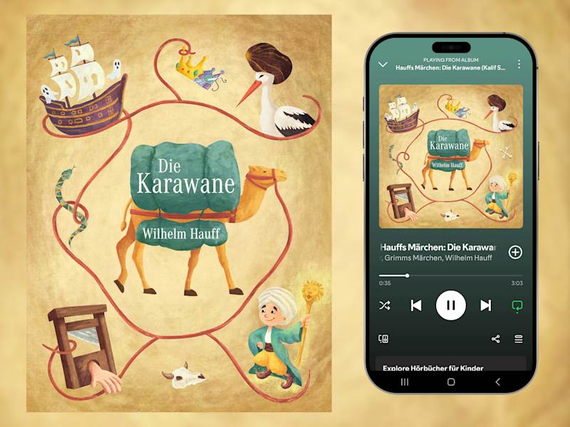 Cover image for Audiobook Cover for Wilhelm Hauff: The Caravan