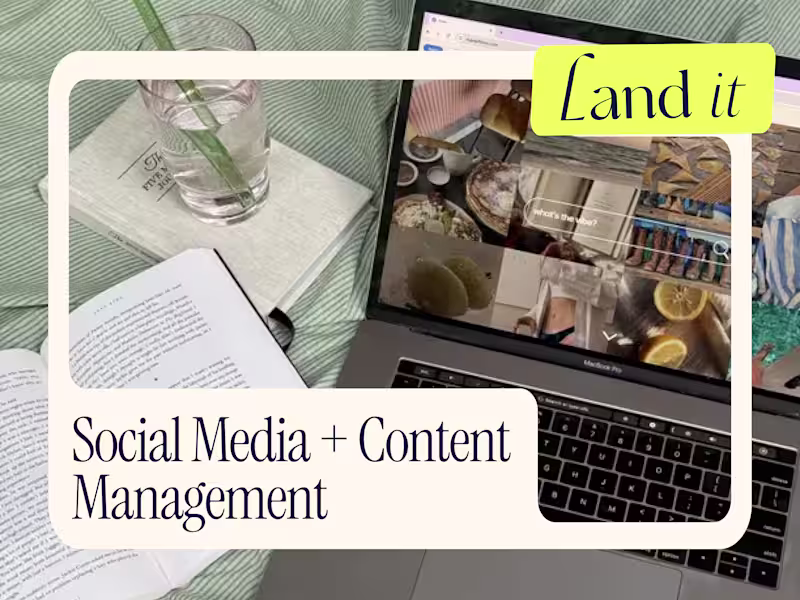 Cover image for Social Media Management | Strategy, Content & Community