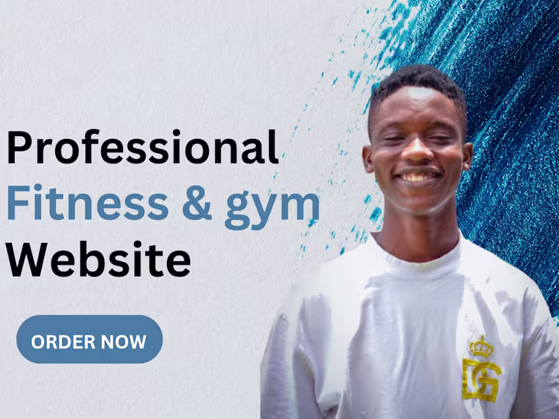 Cover image for I WILL DESIGN A FITNESS, GYM, YOGA & PILATES WORDPRESS WEBSITE